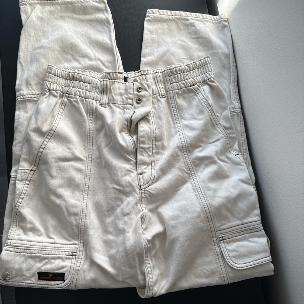 BDG Cream Cargo Pants